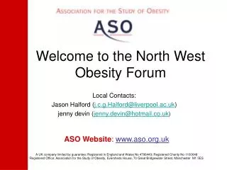 Welcome to the North West Obesity Forum