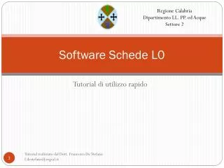 software schede l0