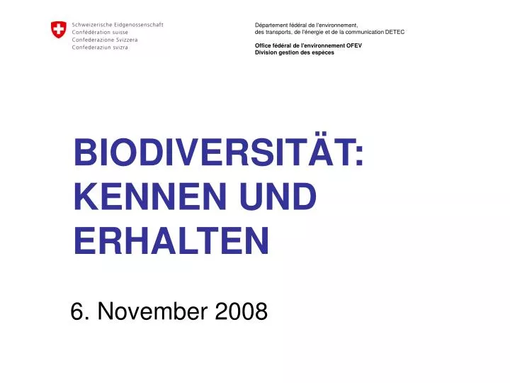 biodiversit t kennen und erhalten