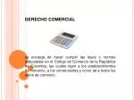 DERECHO COMERCIAL - slide 1