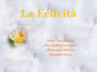 la felicit