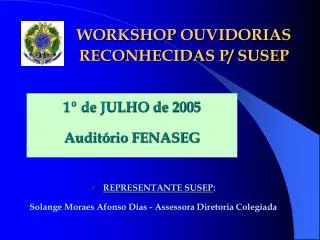 workshop ouvidorias reconhecidas p susep