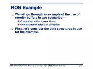 ROB Example