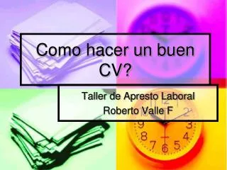 como hacer un buen cv