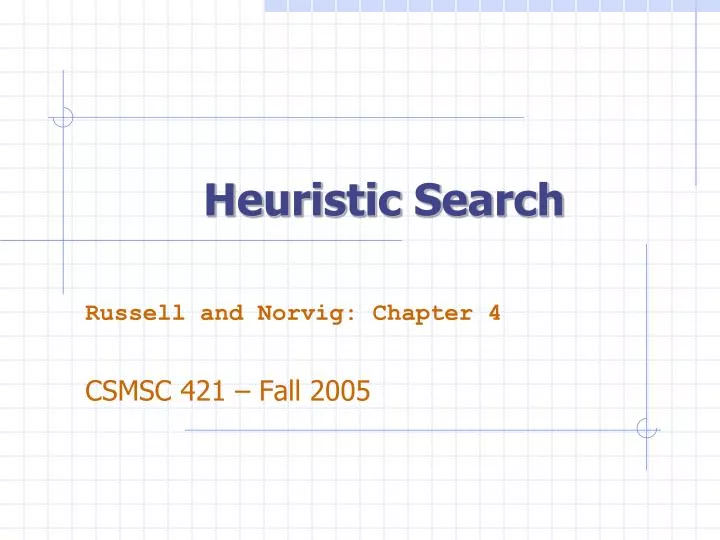 heuristic search