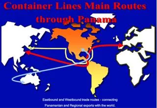 Container Lines Main Routes through Panama