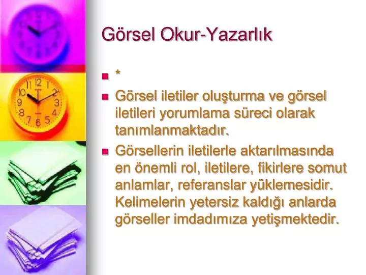 g rsel okur yazarl k