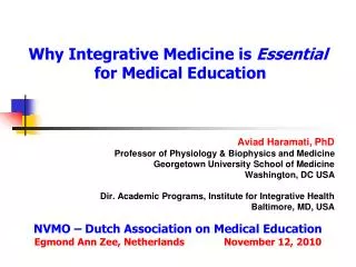 Why Integrative Medicine is Essential for Medical Education