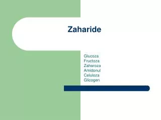 zaharide