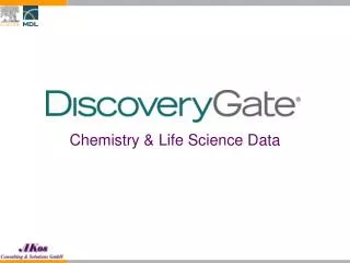 Chemistry &amp; Life Science Data