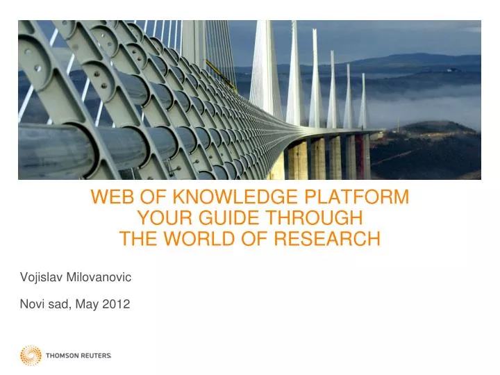 web of knowledge platform your guide through the world of research
