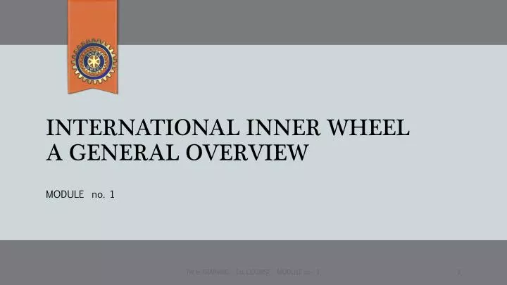 international inner wheel a general overview