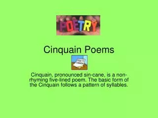 Cinquain Poems