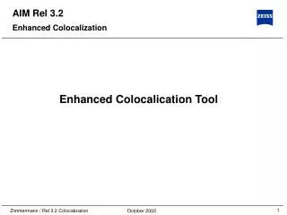 Enhanced Colocalization