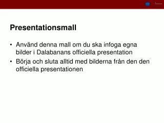 Presentationsmall