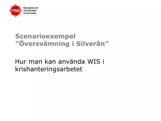 scenarioexempel versv mning i silver n