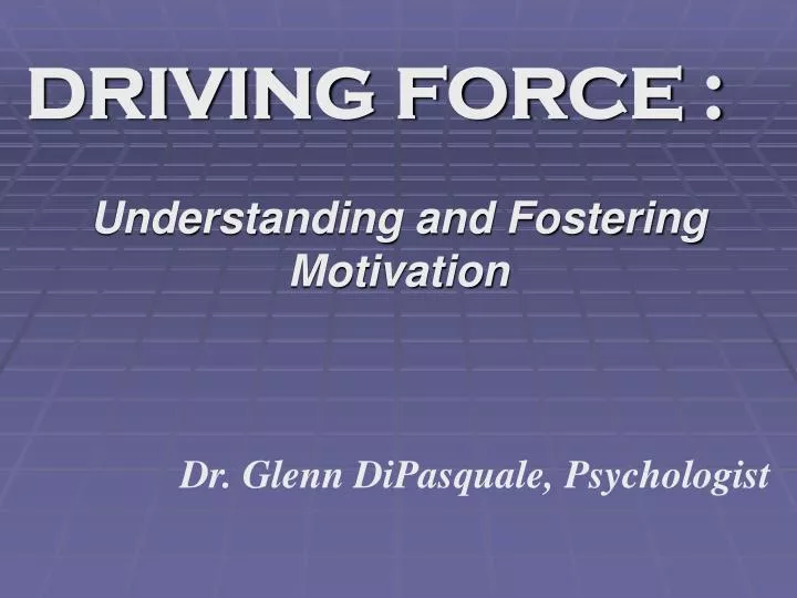 driving force