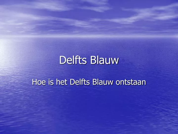 delfts blauw