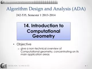 Algorithm Design and Analysis (ADA)