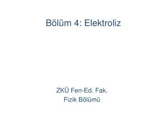 b l m 4 elektroliz