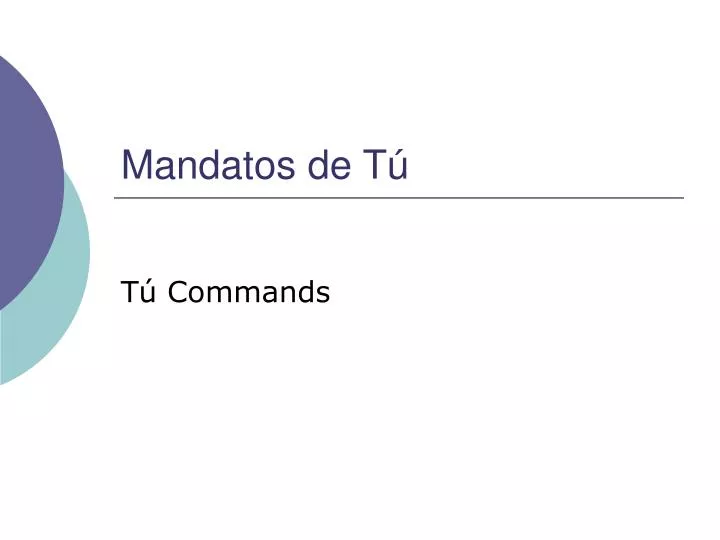 mandatos de t