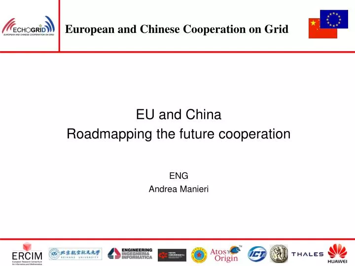 eu and china roadmapping the future cooperation eng andrea manieri