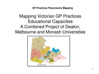 GP Practices Placements Mapping