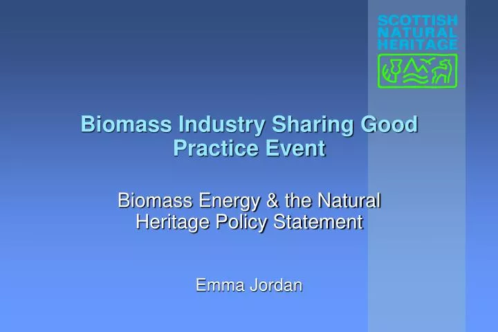 biomass industry sharing good practice event