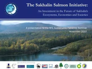 A presentation to the RFE Sustainable Fisheries Seminar November 2007