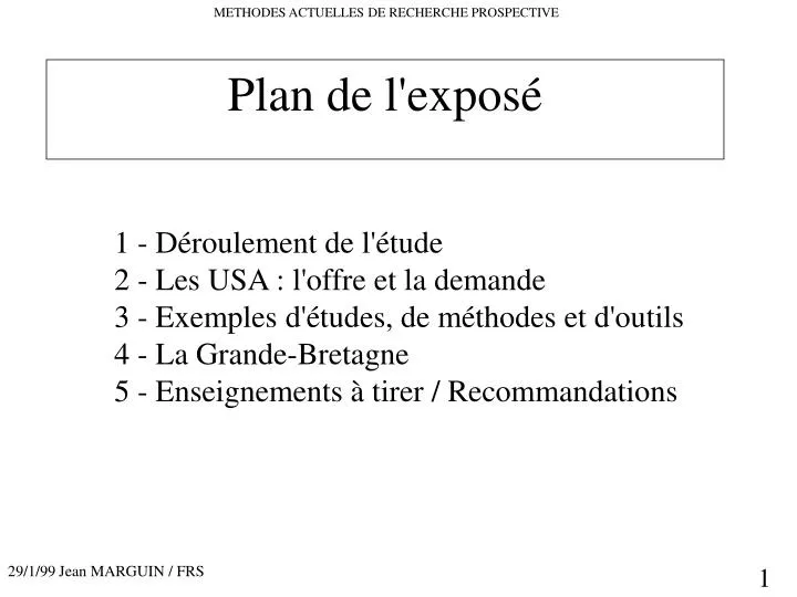 plan de l expos