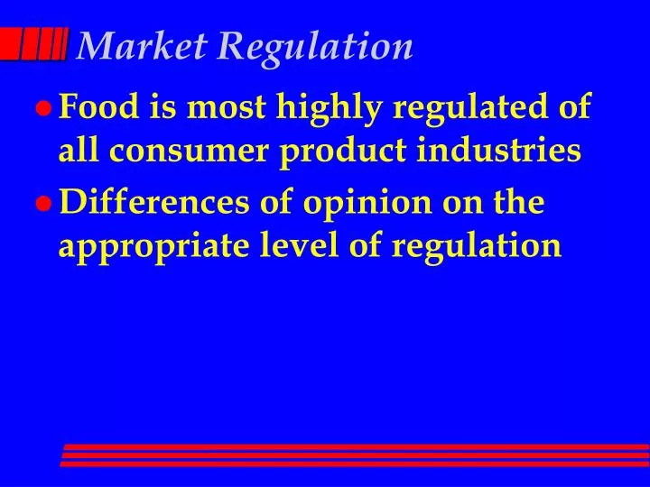 market regulation