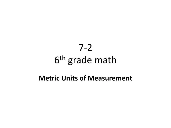7 2 6 th grade math