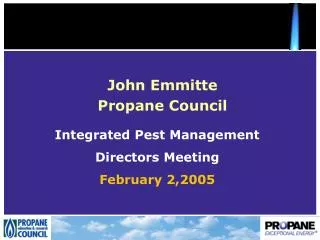 John Emmitte Propane Council