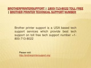 Brother printer support | 1800-713-8022 Toll Free | Brother