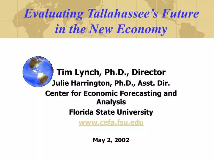 evaluating tallahassee s future in the new economy