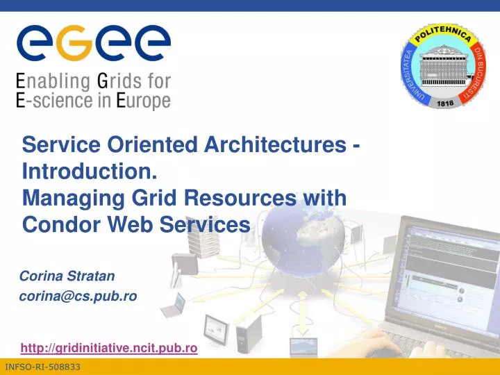 service oriented architectures introduction managing grid resources with condor web services