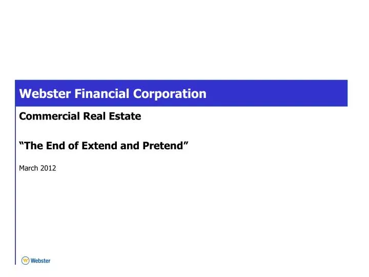 webster financial corporation