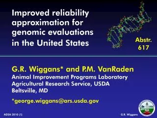 Improved reliability approximation for genomic evaluations in the United States