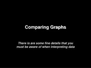 Comparing Graphs