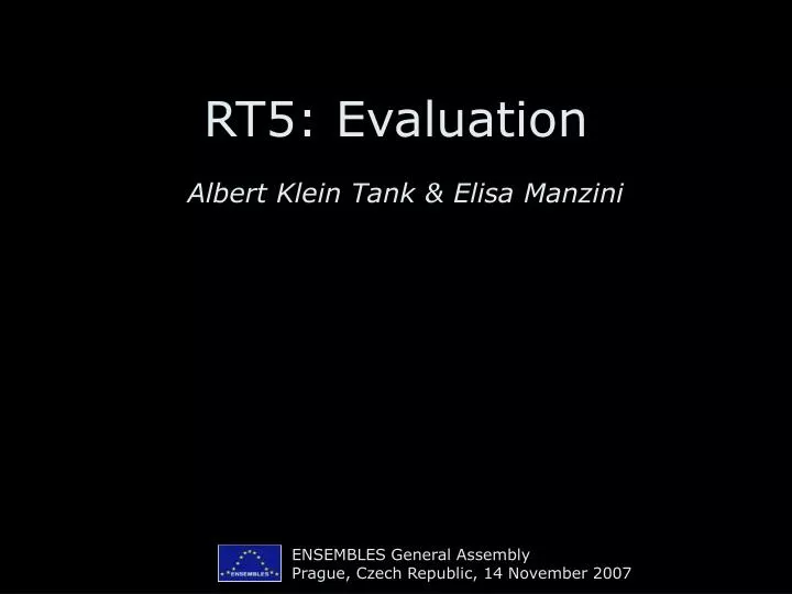 rt5 evaluation