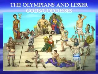 The Olympians and Lesser Gods/Goddesses