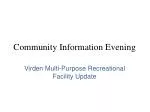 Community Information Evening - slide 1