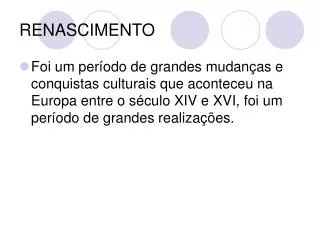 renascimento