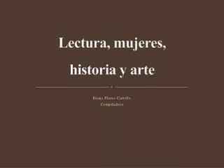 lectura mujeres historia y arte