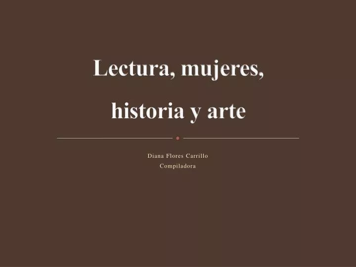 lectura mujeres historia y arte