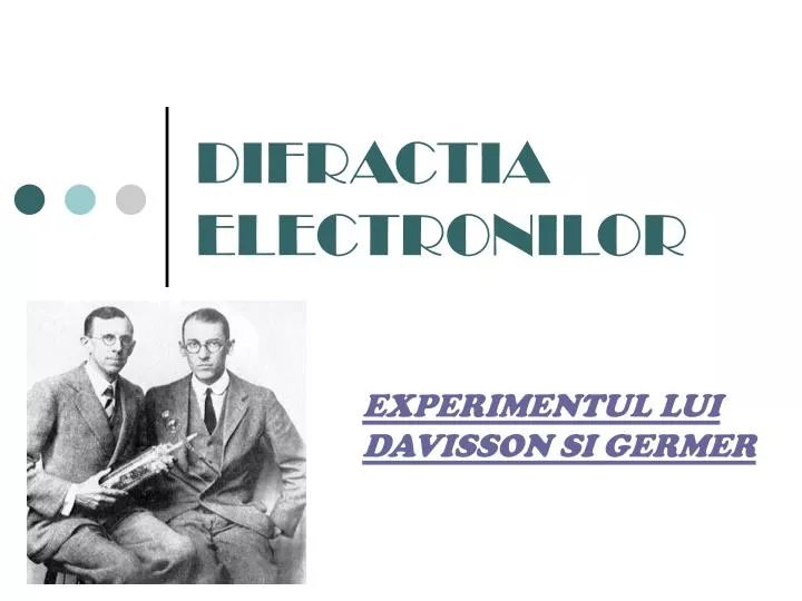 difractia electronilor