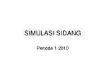 SIMULASI SIDANG - slide 1