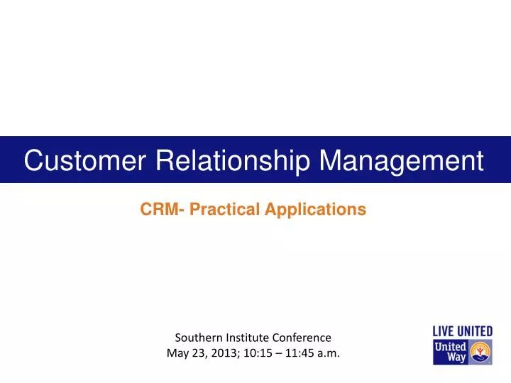 customer relationship management