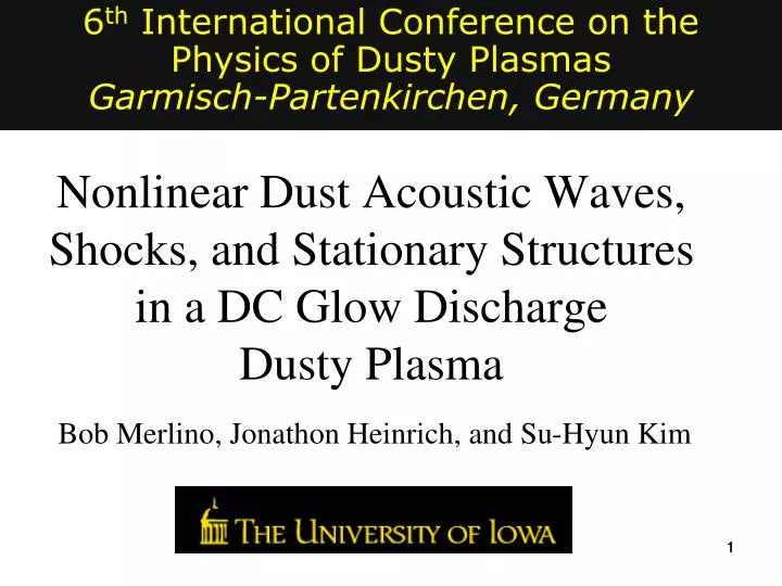 nonlinear dust acoustic waves shocks and stationary structures in a dc glow discharge dusty plasma