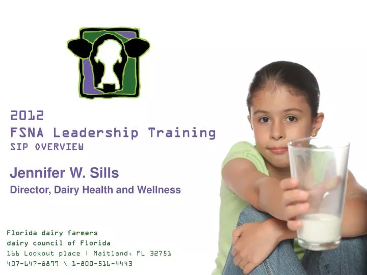 2012 fsna leadership training sip overview